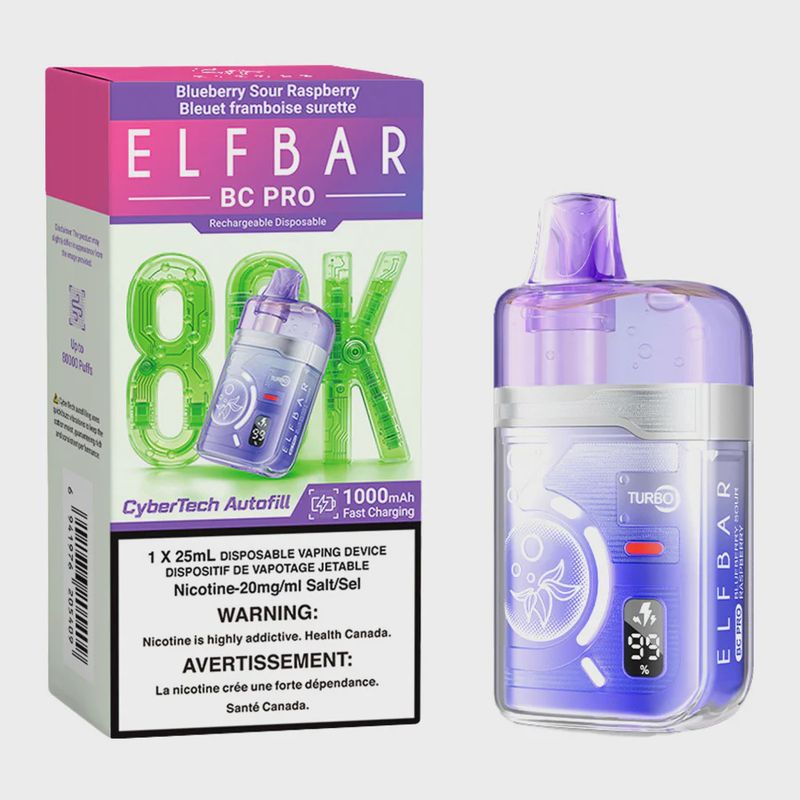 Elf Bar - Cyber Tech - Blueberry Sour Raspberry - 80K