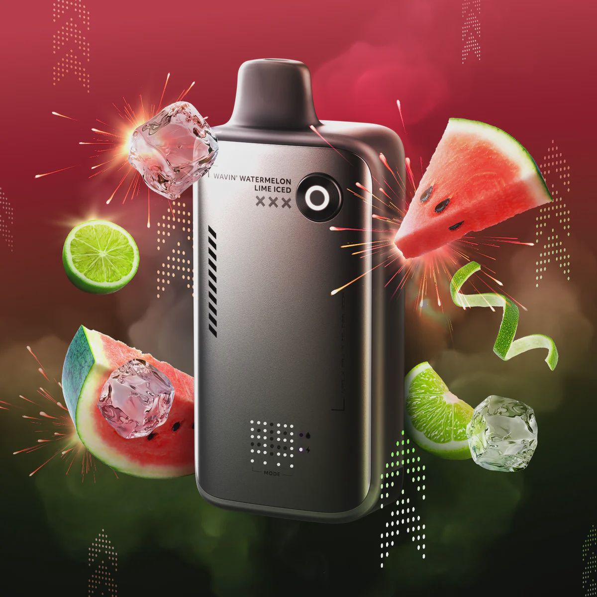 Flavour Beast Alpha - Wavin' Watermelon Lime Iced - 80K