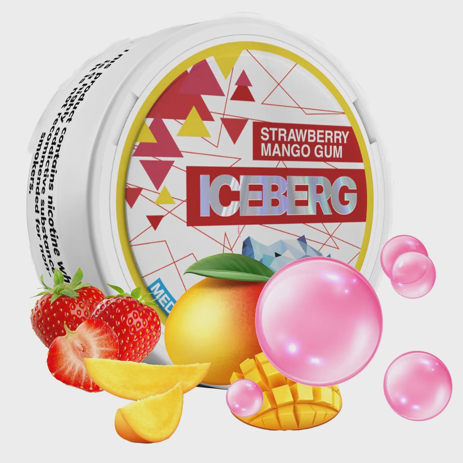 ICEBERG - Strawberry Mango Gum - 20mg
