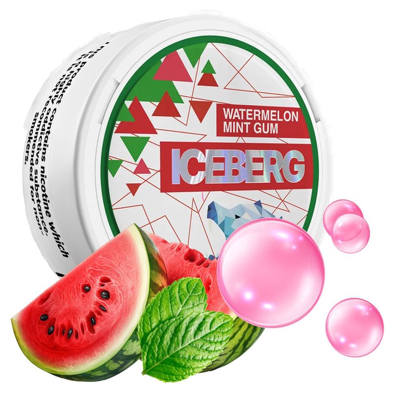 ICEBERG - Watermelon Mint Gum - 35mg