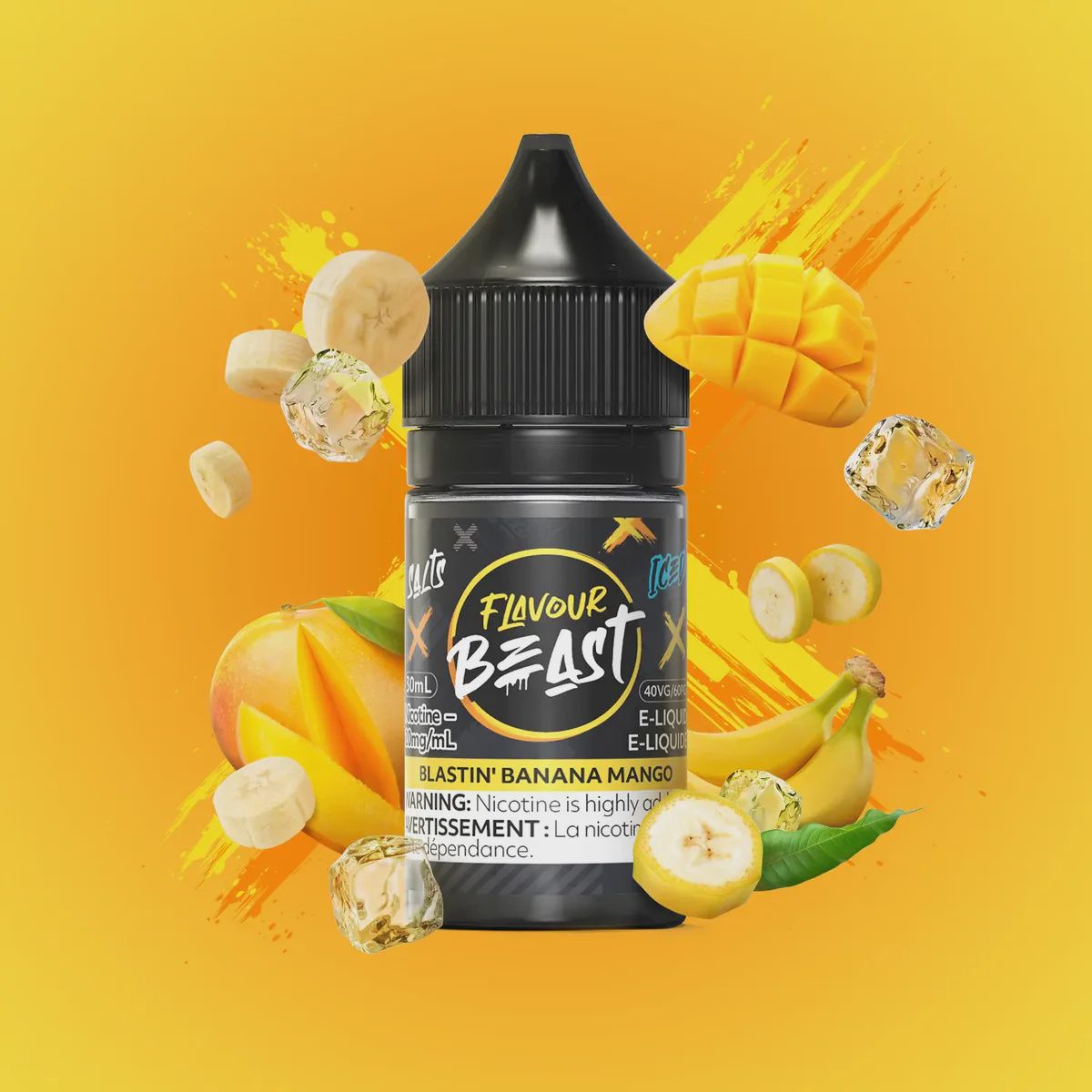 Flavour Beast - Blastin' Banana Mango Iced - 10mg/30ml