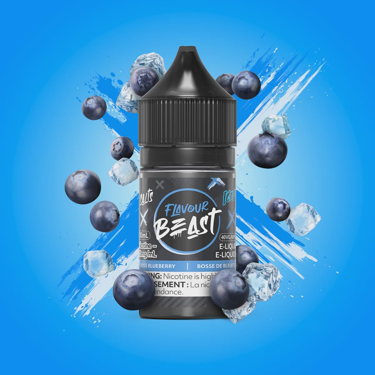 Flavour Beast - Boss Blueberry Iced - 10mg/30ml
