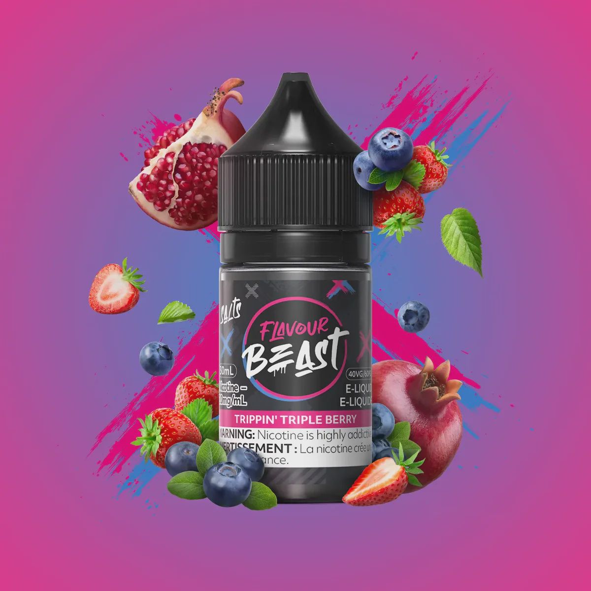 Flavour Beast - Trippin' Triple Berry - 10mg/30ml