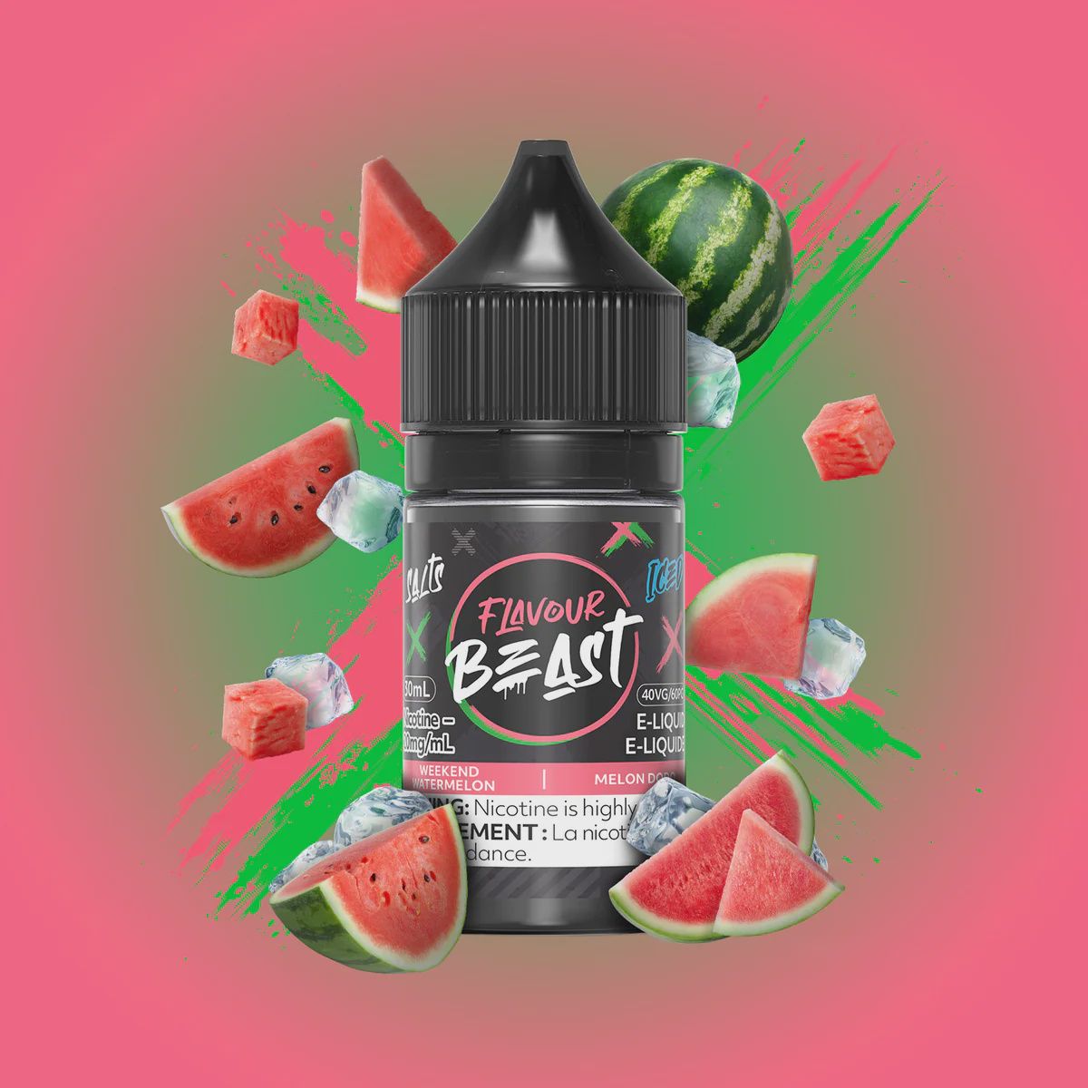 Flavour Beast - Weekend Watermelon Iced - 10mg/30ml