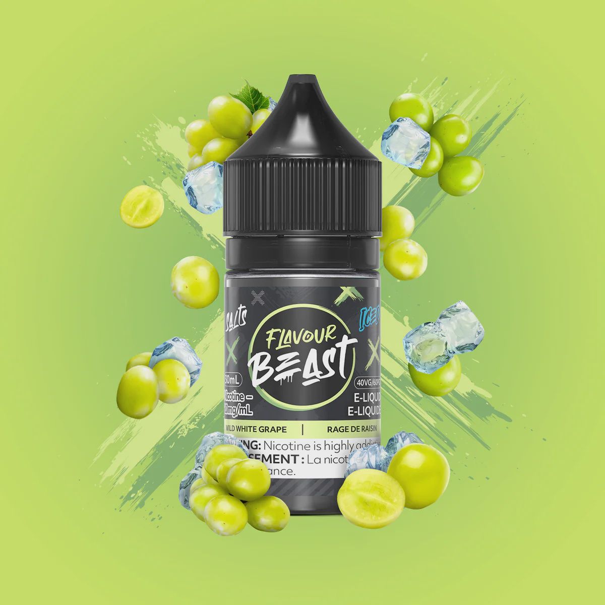 Flavour Beast - Wild White Grape Iced - 10mg/30ml