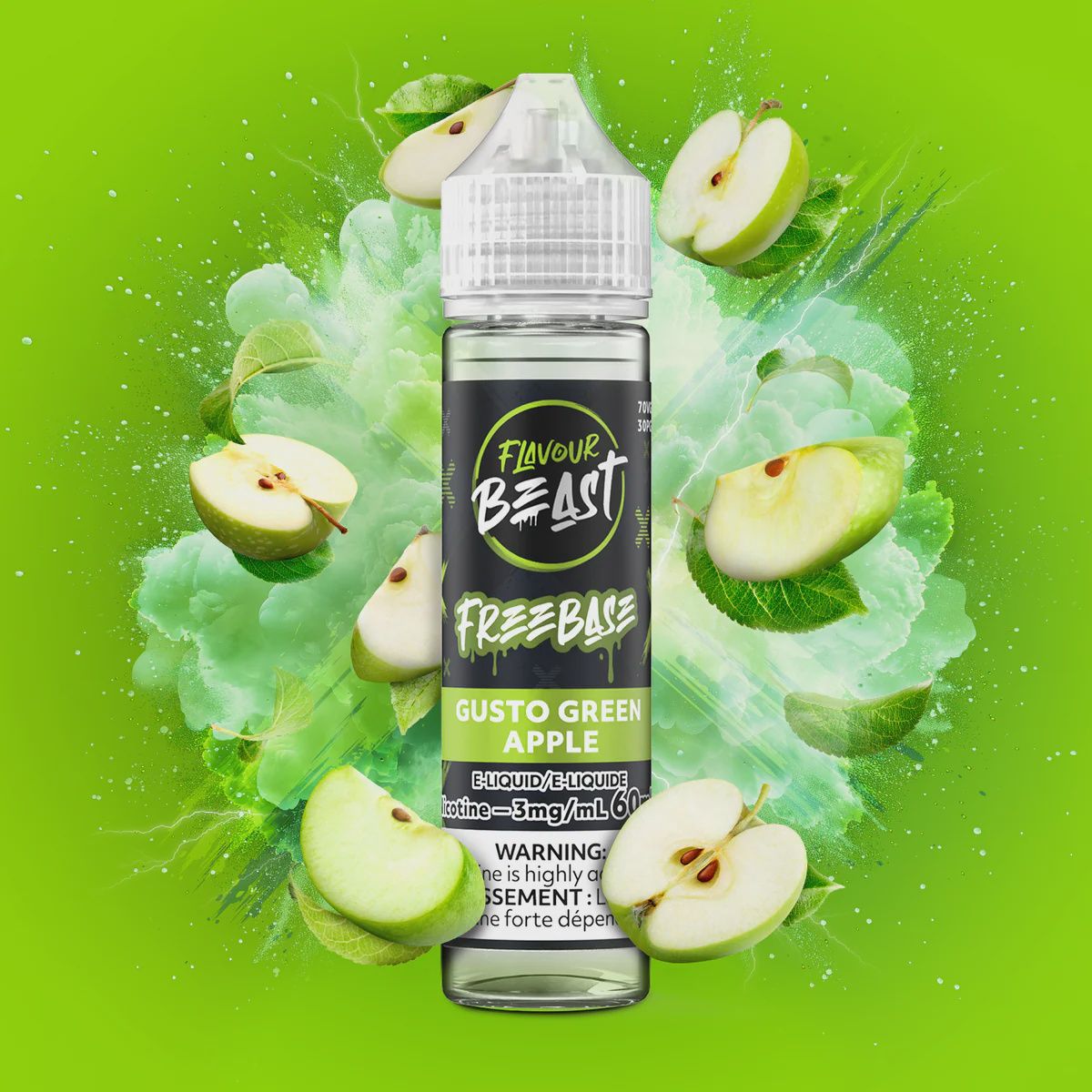 Flavour Beast - Gusto Green Apple - 3mg/60ml