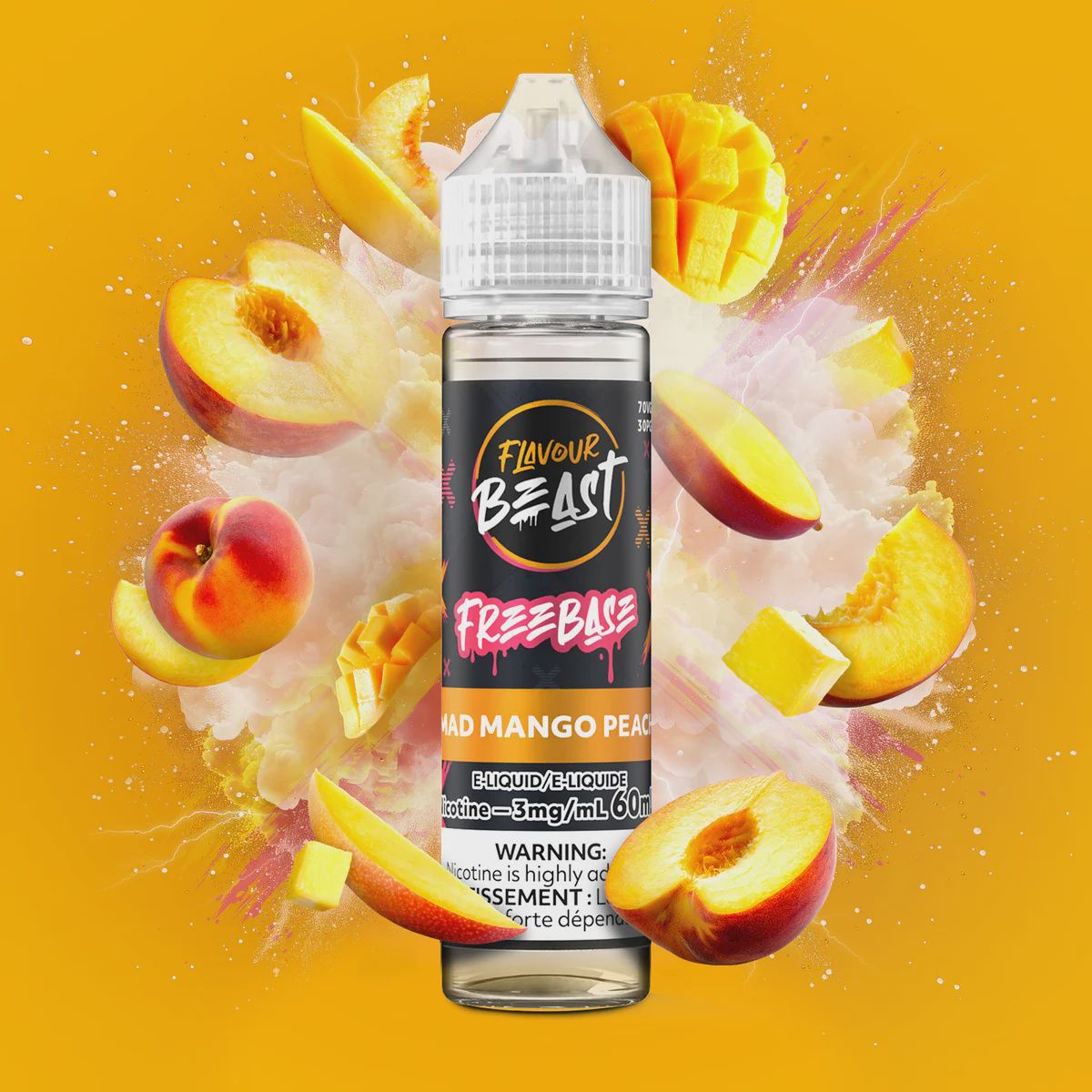 Flavour Beast - Mad Mango Peach - 3mg/60ml