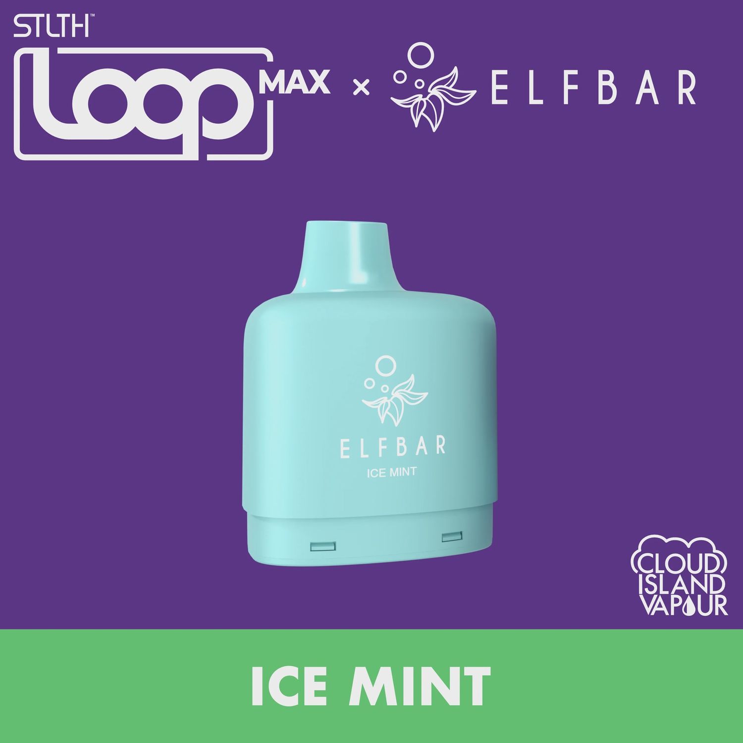 STLTH Loop Max  x  Elf Bar - Ice Mint - 50K