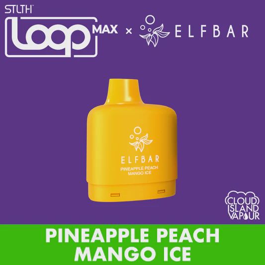STLTH Loop Max  x  Elf Bar - Pineapple Peach Mango Ice - 50K