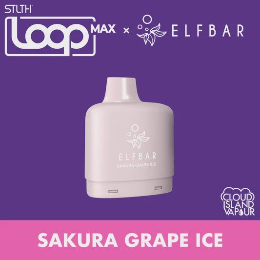 STLTH Loop Max  x  Elf Bar - Sakura Grape Ice - 50K