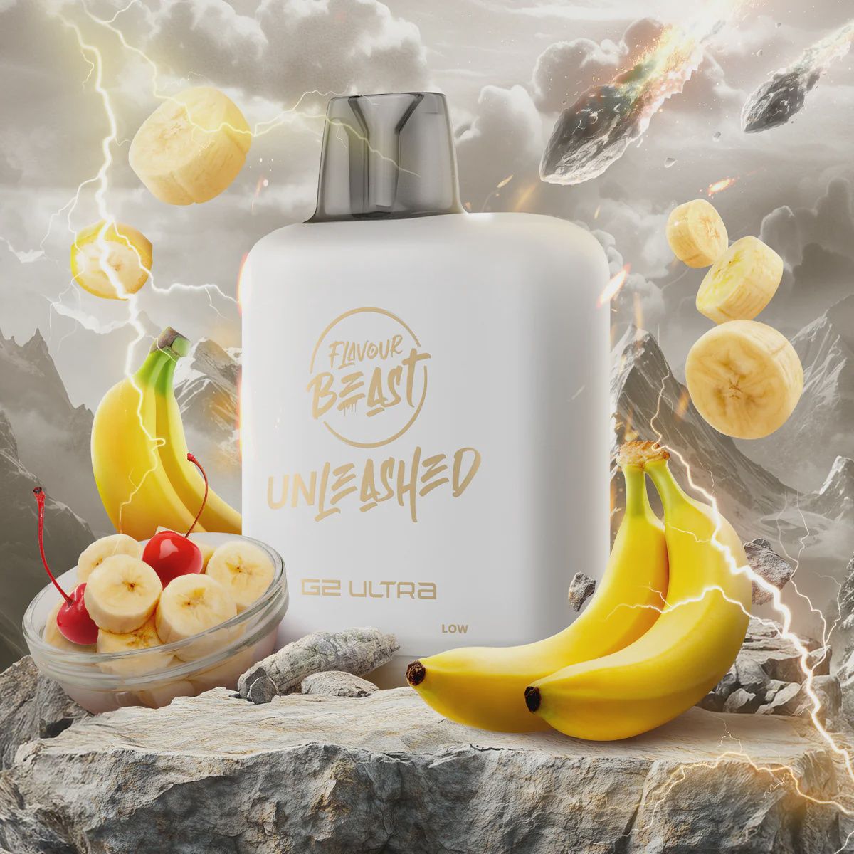 Flavour Beast Level X Unleashed - Cravin' Banana Triple Swirl - 50K