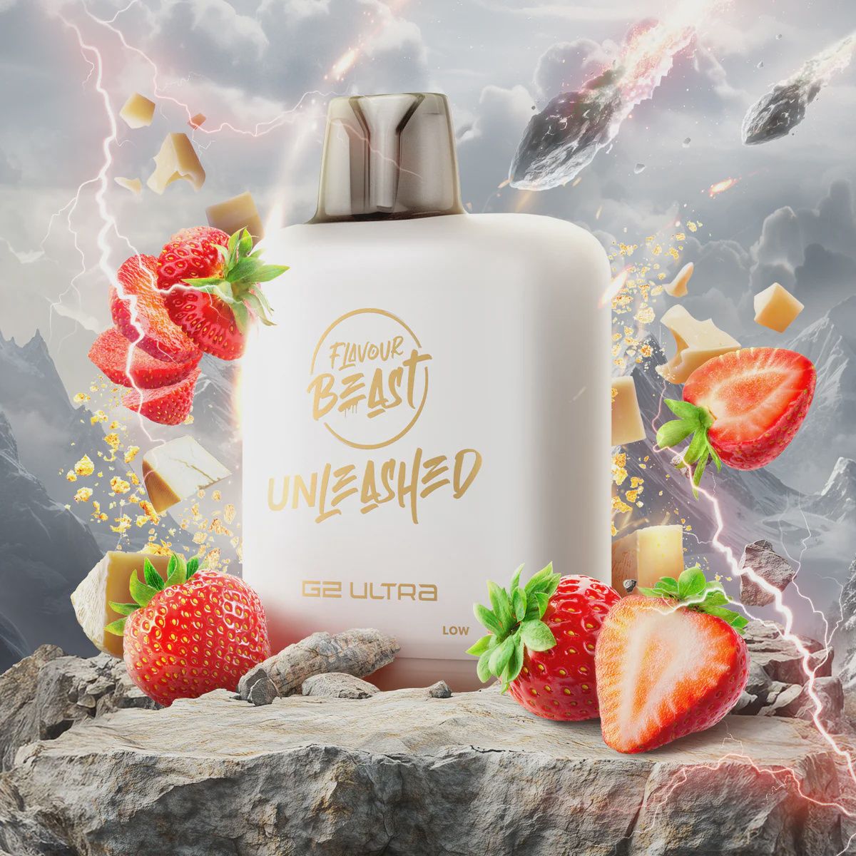 Flavour Beast Level X Unleashed - Cravin' Strawberry Cheese Delight - 50K