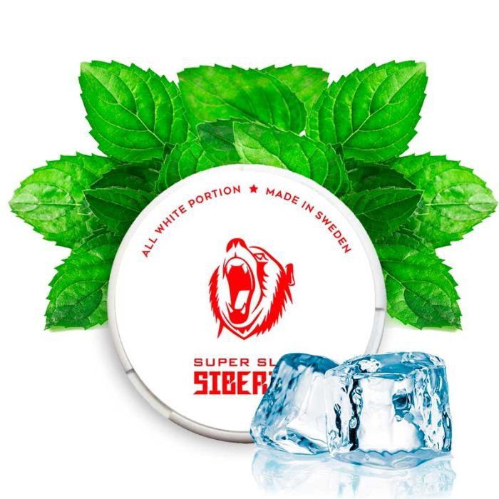 Siberia -80c - All White Portion Super Slim - 12mg