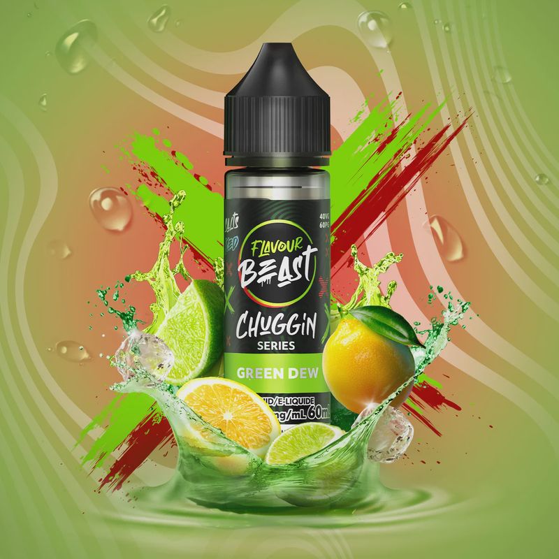 Flavour Beast - Chuggin' Green Dew Iced - 20mg/60ml