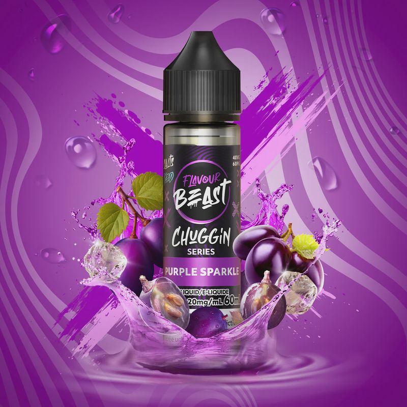 Flavour Beast - Chuggin' Purple Sparkle Iced - 20mg/60ml