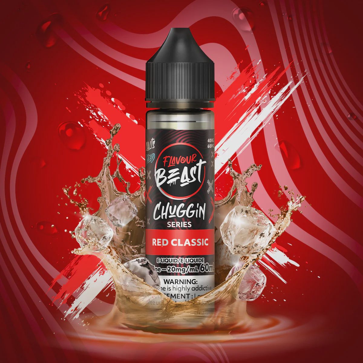 Flavour Beast - Chuggin' Red Classic Iced - 20mg/60ml