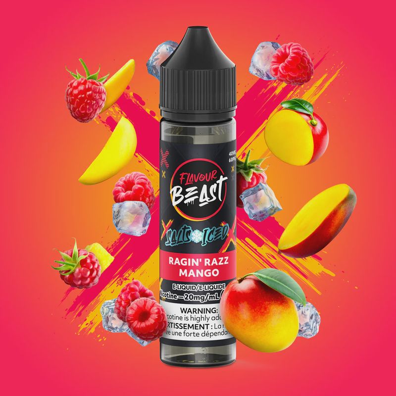Flavour Beast - Ragin' Razz Mango Iced - 20mg/60ml
