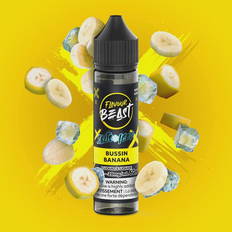 Flavour Beast - Bussin' Banana Iced - 20mg/60ml