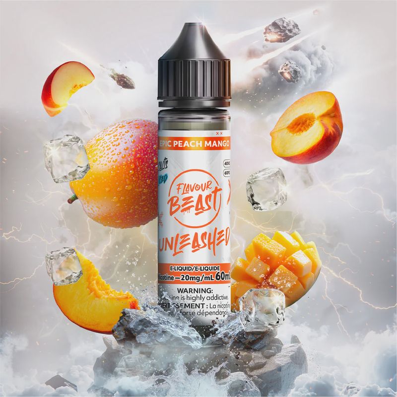 Flavour Beast Unleashed - Epic Peach Mango Iced - 20mg/60ml