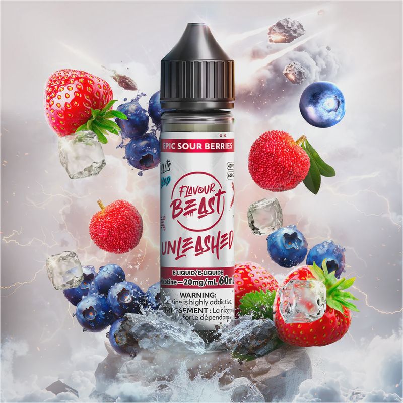 Flavour Beast Unleashed - Epic Sour Berries Iced - 20mg/60ml