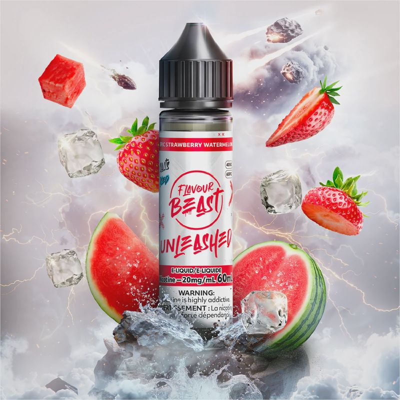 Flavour Beast Unleashed - Epic Strawberry Watermelon Iced - 20mg/60ml