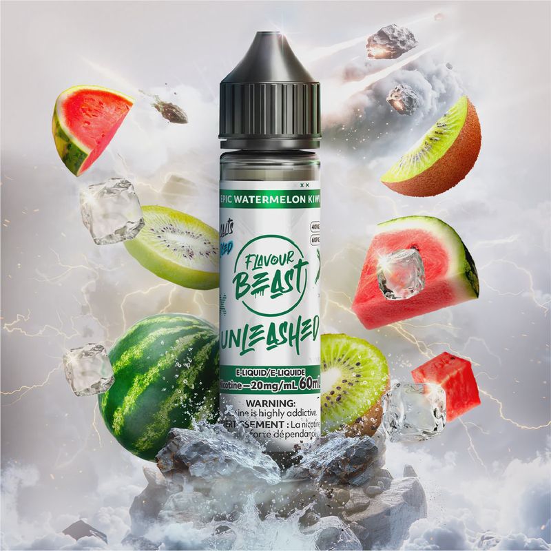 Flavour Beast Unleashed - Epic Watermelon Kiwi Iced - 20mg/60ml