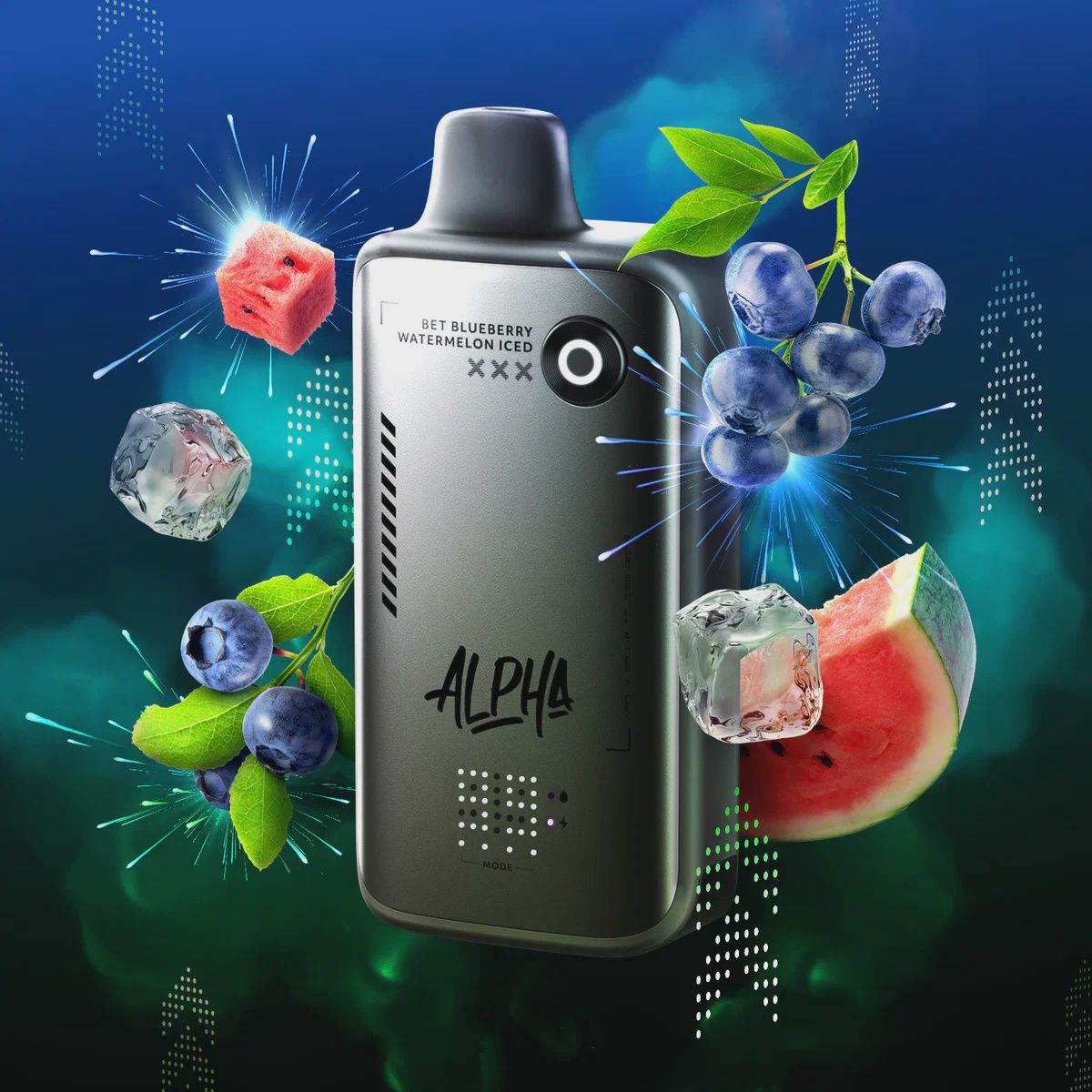 Flavour Beast Alpha - Bet Blueberry Watermelon Iced - 80K