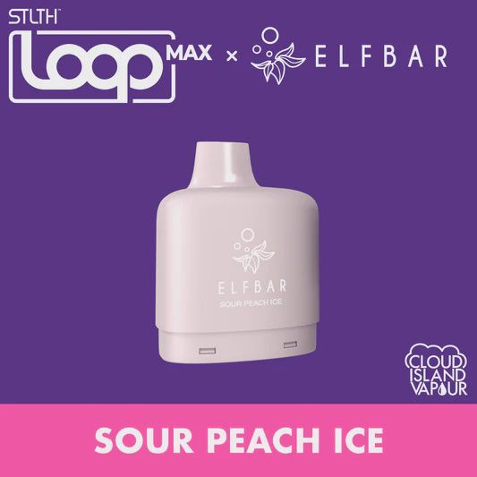STLTH Loop Max x Elf Bar - Sour Peach Ice - 50K