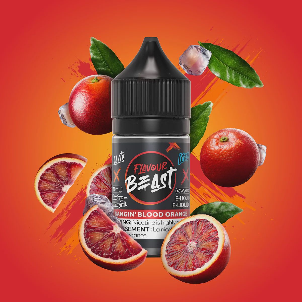 Flavour Beast - Bangin' Blood Orange Iced - 20mg/30ml