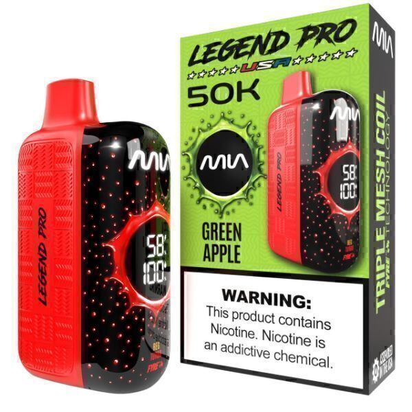 MIA Legend Pro 50K - Green Apple - 5%