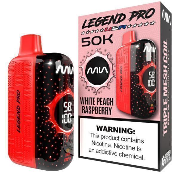 MIA Legend Pro 50K - White Peach Raspberry - 5%