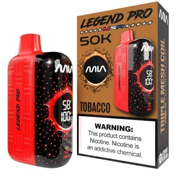 MIA Legend Pro 50K - Tobacco - 5%