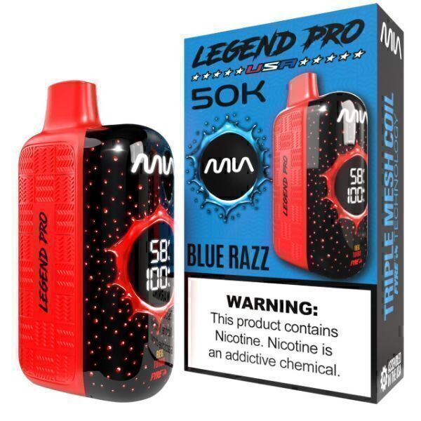 MIA Legend Pro 50K - Blue Razz - 5%