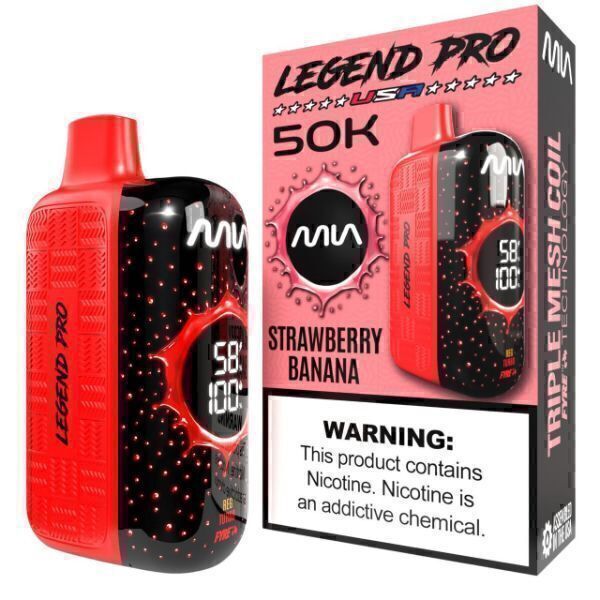MIA Legend Pro 50K - Strawberry Banana - 5%