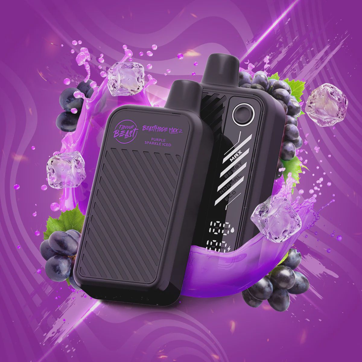 Beast Mode Max 2 - Chuggin' Purple Sparkle Iced - 50K