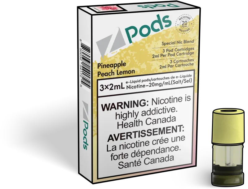 Z Pods - Pineapple Peach Lemonade - 5%