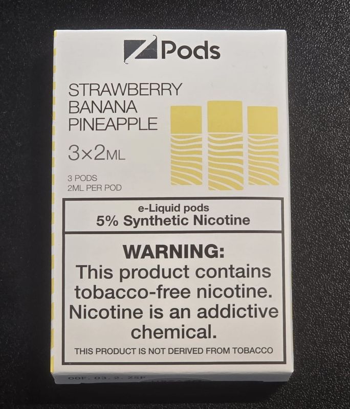 Z pods - Strawberry Banana Pineapple - 5%