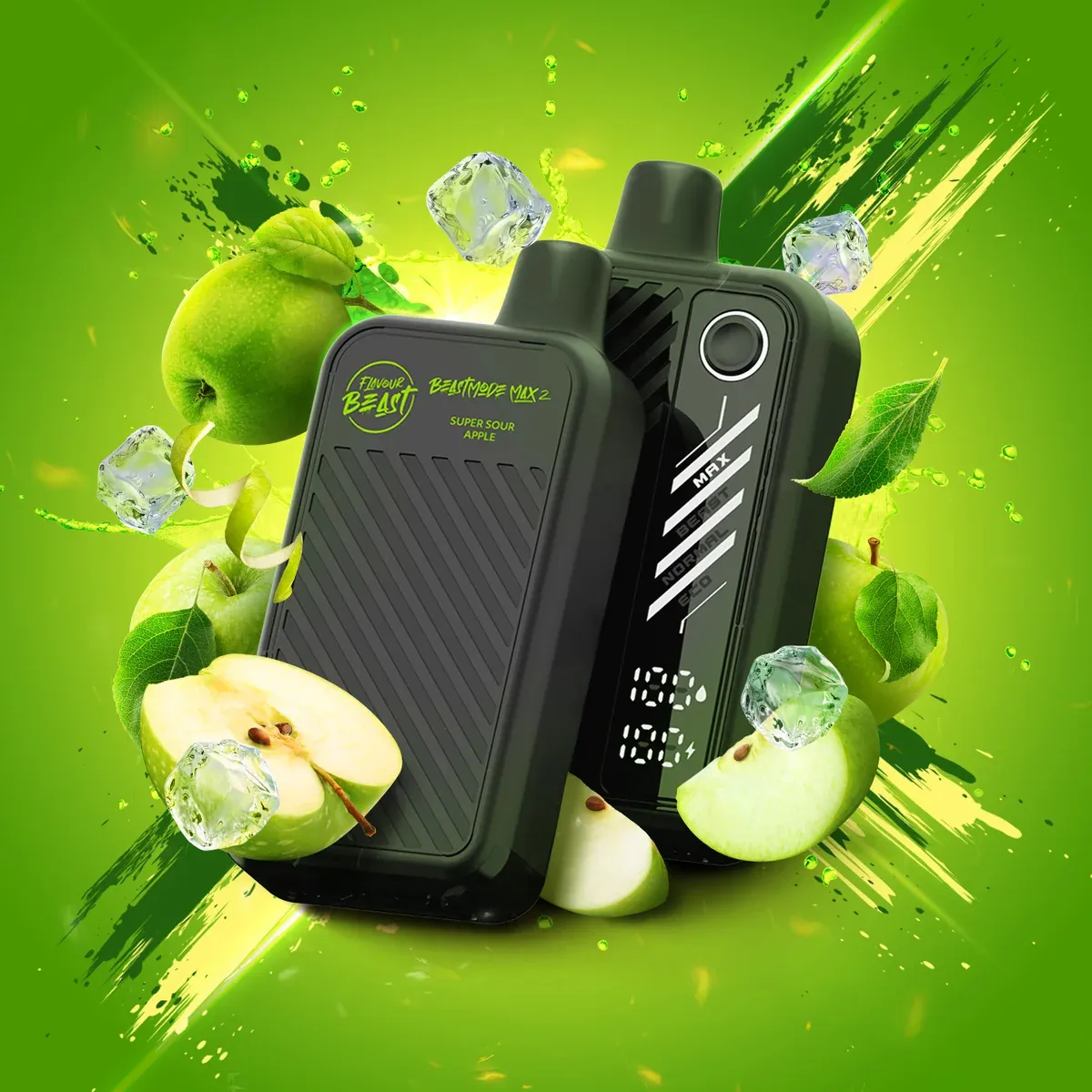 Beast Mode Max 2 - Super Sour Apple Iced - 50K
