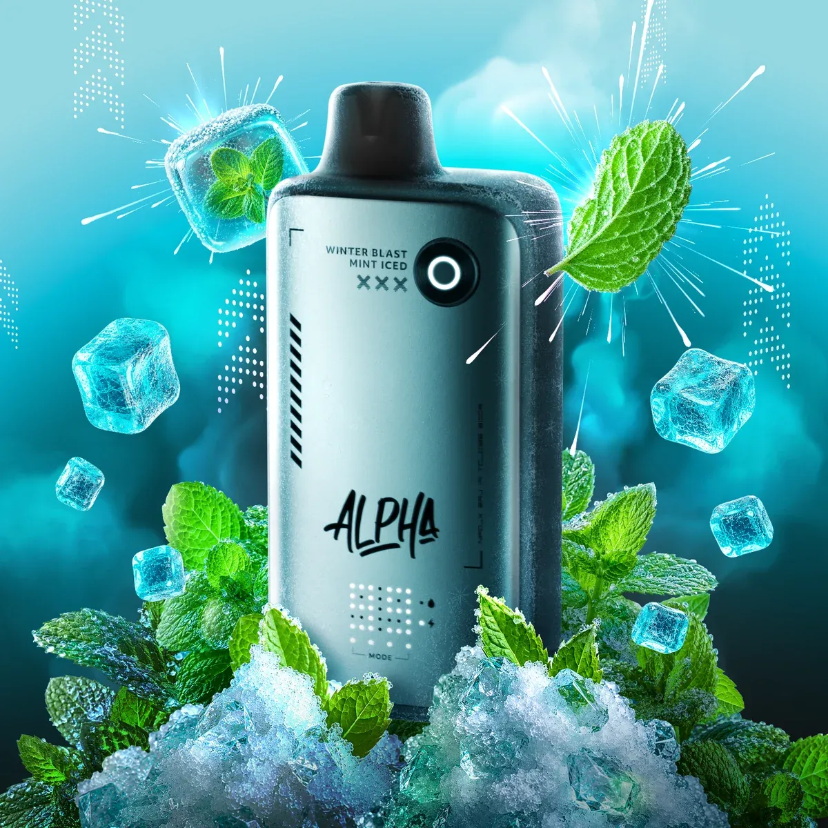 Flavour Beast Alpha - Winter Blast Mint Iced - 80K
