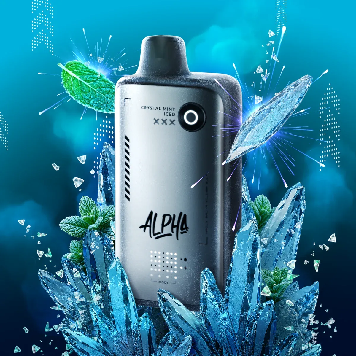 Flavour Beast Alpha - Crystal Mint Iced - 80K