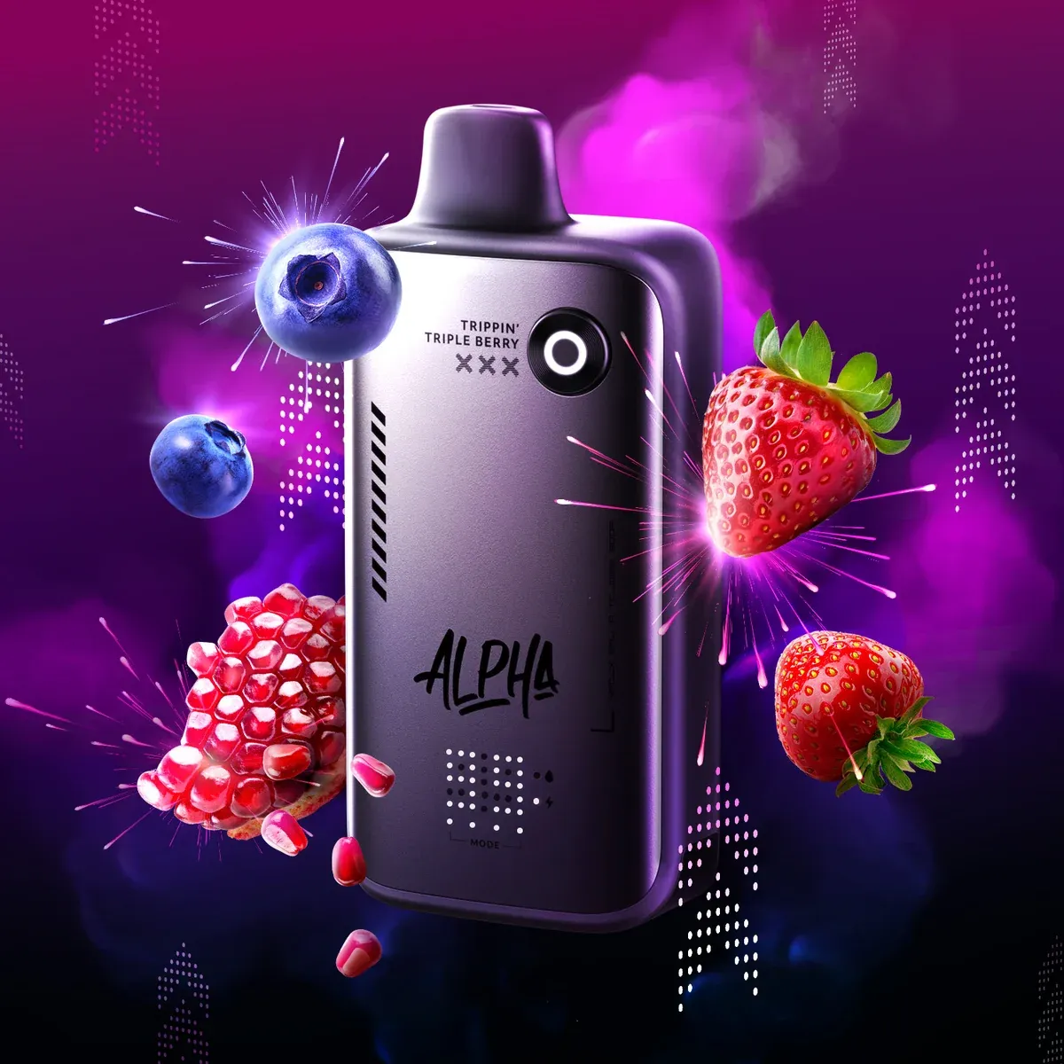 Flavour Beast Alpha 10mg - Trippin' Triple Berry - 80K