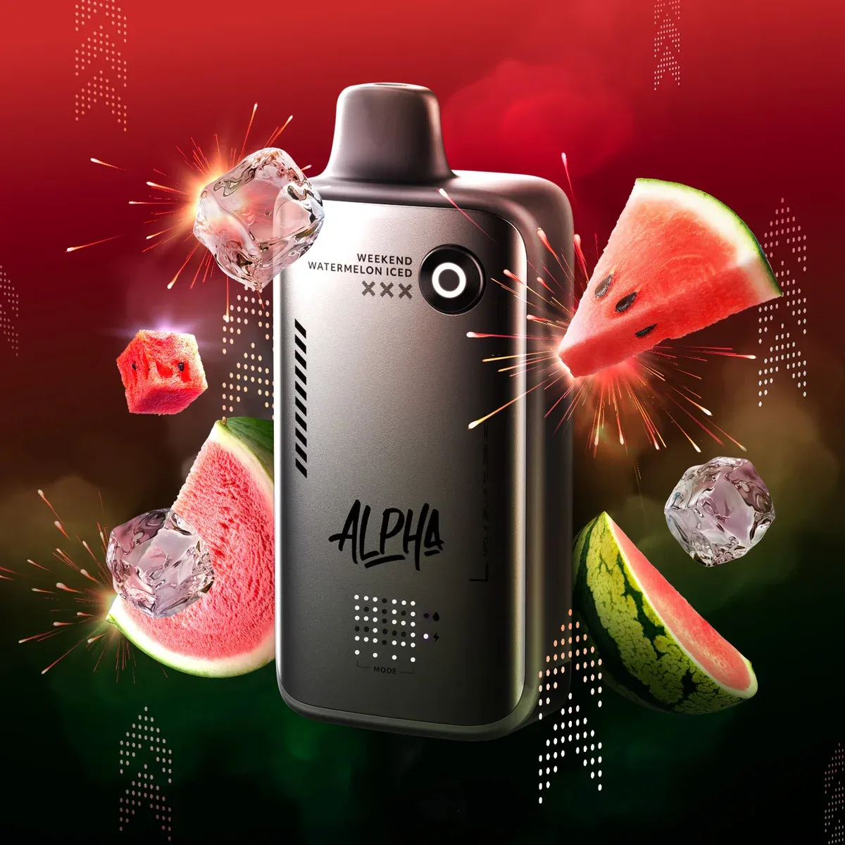 Flavour Beast Alpha 10mg - Weekend Watermelon Iced - 80K