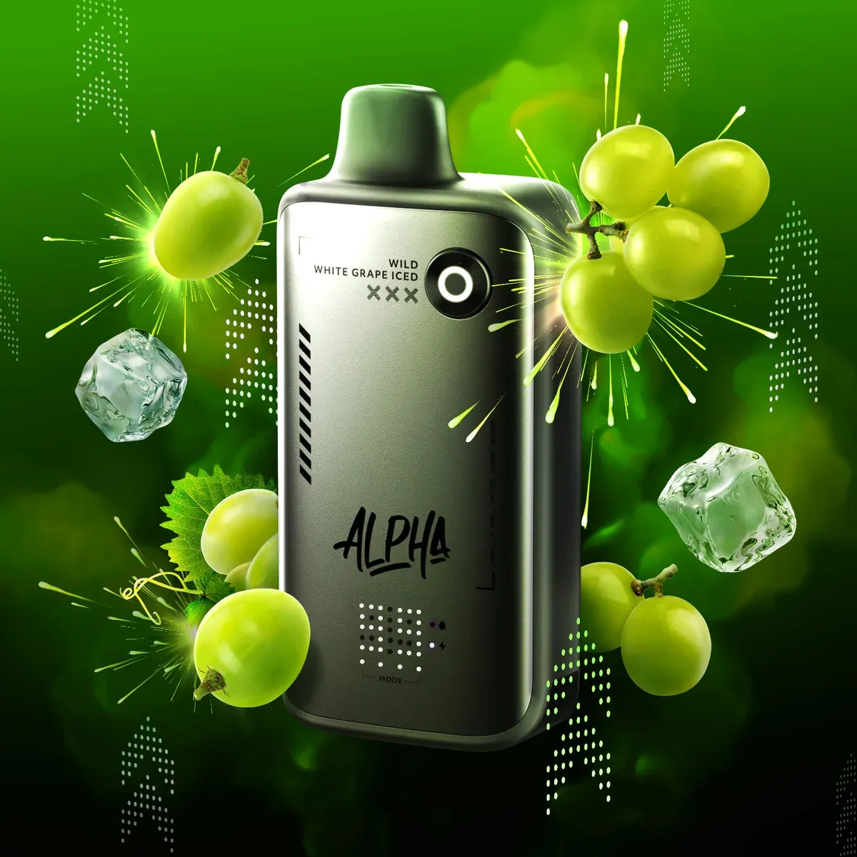 Flavour Beast Alpha 10mg - Wild White Grape Iced - 80K