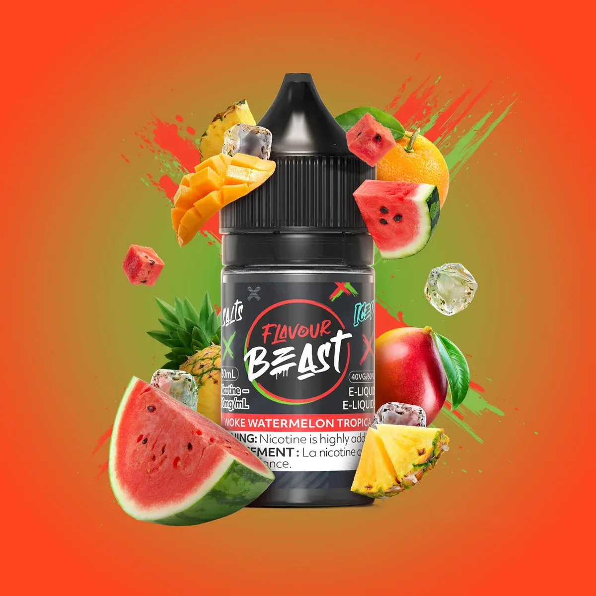 Flavour Beast - Woke Watermelon Tropica Iced - 20mg/30ml