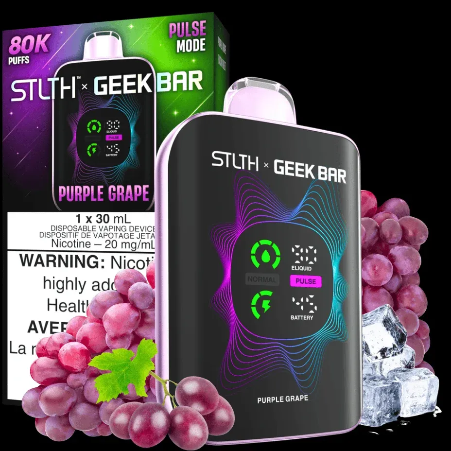 STLTH Geek Bar - Purple Grape - 80K