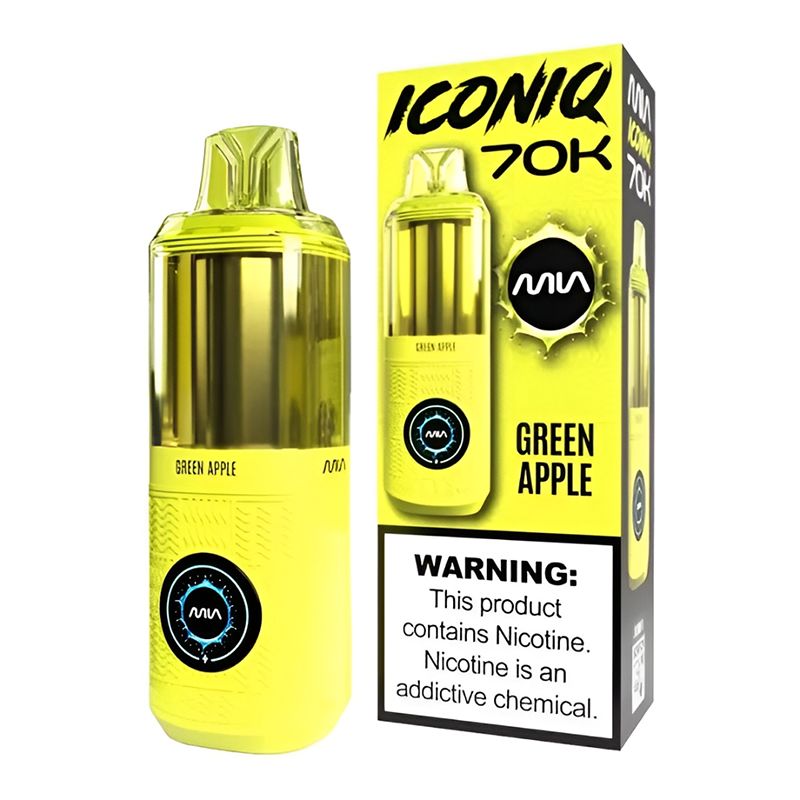 MIA Iconiq 70K - Green Apple - 5%