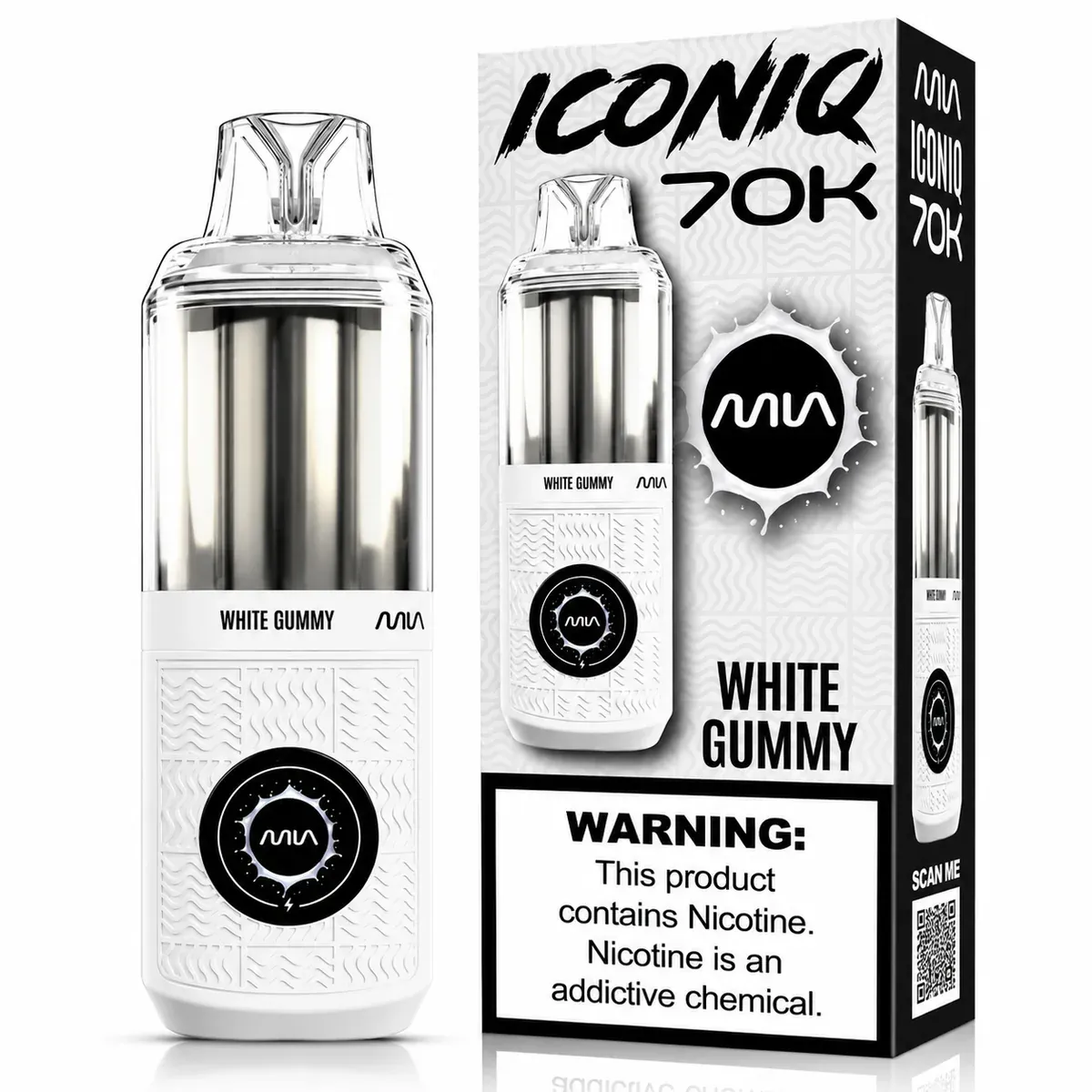 MIA Iconiq 70K - White Gummy - 5%