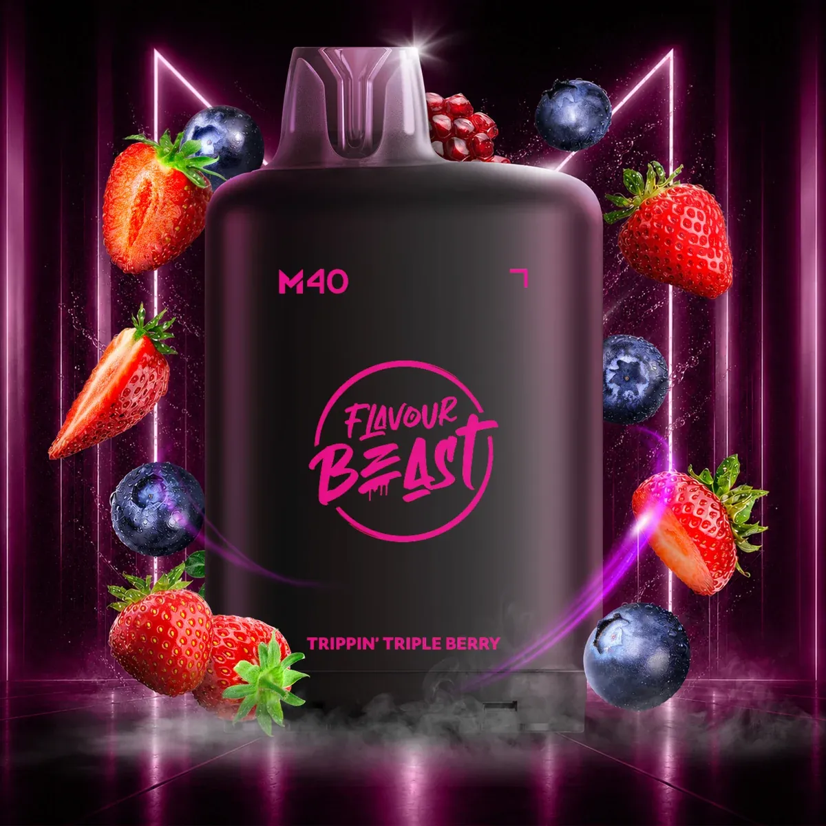 Flavour Beast Level X M40 - Trippin' Triple Berry - 160K