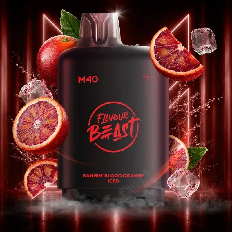 Flavour Beast Level X M40 - Bangin' Blood Orange Iced - 160K