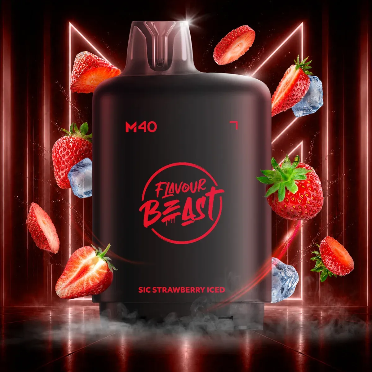 Flavour Beast Level X M40 - Sic Strawberry Iced - 160K